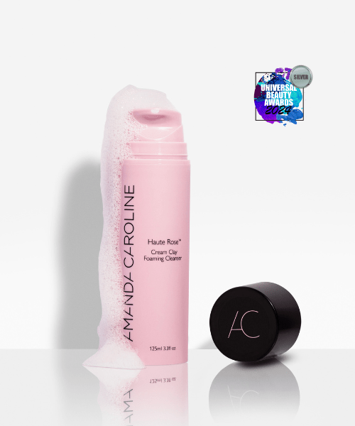 Haute Rose Cream Clay Foaming Cleanser - Amanda Caroline Beauty